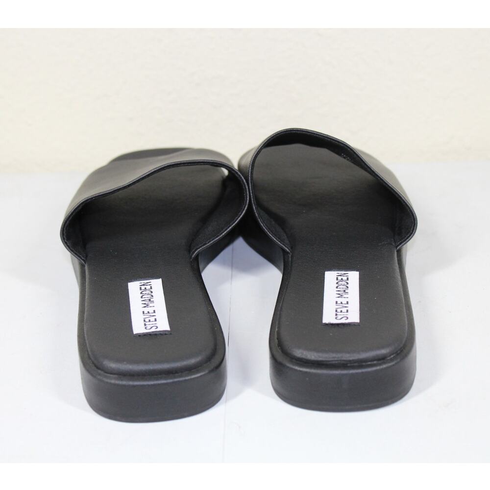 Steven madden Holmes Leather Sandals slide Size 8.5M - Picture 3 of 5